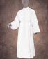 Preview: Albe mit Stehkragen 160 cm aus weißer Baumwolle