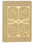 Preview: Evangeliareinband Leder beige mit Goldprägung