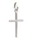 Preview: Kreuz Anhänger konisch 7 x 10 mm 925 Silber