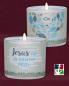 Preview: Glaswindlicht 6 cm, Jesus ist in unserer Mitte