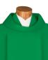 Preview: Kasel grün 130 x 150 cm Trevira Wolle Schalkragen