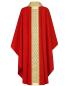 Preview: Kasel rot mit Kragen, 125 cm lang, 154 cm breit