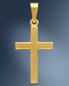 Preview: Kreuz Anhänger 12 mm x 18 mm 8ct Gold 333 matt