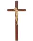 Preview: Wandkreuz aus Buchenholz 20 x 11 cm durchbrochen