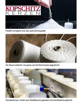 Preview: Osterkerze 800 x 80 mm "Ich mache alles neu"