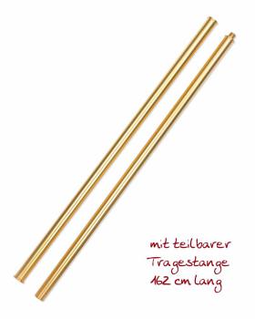 Preview: Vortragekreuz 60 x 39 cm vergoldet, mit Stange