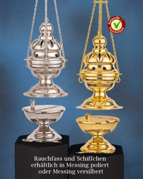 Censer for Epiphany carolers, nickel-plated