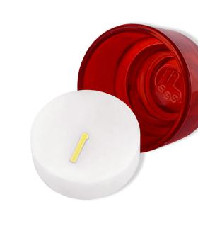 500 Teelichter 16 x 38 mm Ø ohne Hülle 5 h Brenndauer