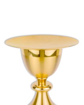 Preview: Kelch Patene konkav 16 cm Ø Messing vergoldet