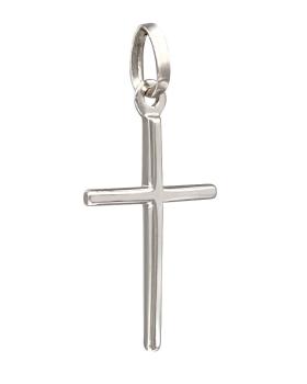 Preview: Kreuz Anhänger konisch 7 x 10 mm 925 Silber