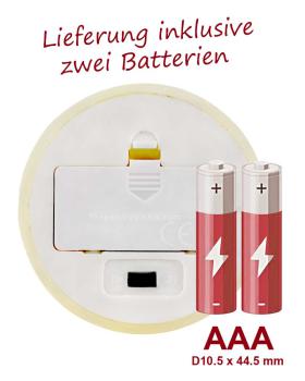 4 LED Kerzen Echtwachs "Friedenslicht" 130 x 68 mm