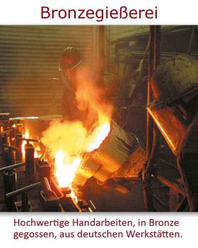 Preview: Wall holy water font, bronze, "Fishes"