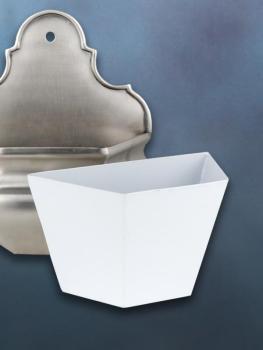 Preview: Weihwasser-Wandkessel, Zinnoptik matt,