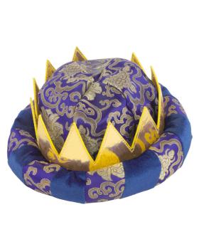 Preview: Sternsingerkrone blau, verstellbar 54–60 cm Umfang