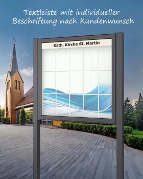 Preview: Display case 970 mm x 820 mm