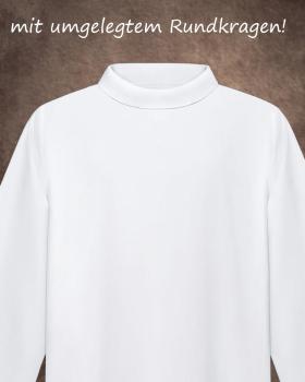 Albe mit Stehkragen 130 cm, 100 % Polyester