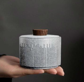 Schiffchen lagunenblau, Keramik