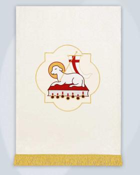 “Fish and Bread” flag and “Sacred Heart