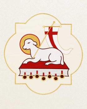 Preview: “Fish and Bread” flag and “Sacred Heart