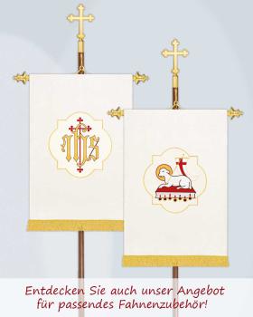Preview: “Fish and Bread” flag and “Sacred Heart