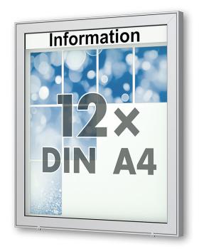 Preview: Display case 970 mm x 820 mm