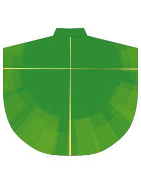 Preview: Kasel grün 130 x 145 cm mit Kreuz Ornamentik