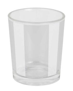 Lichtglas transparent 1 Stück 4,5 cm Ø, 5 cm hoch