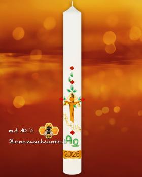 Osterkerze 800 x 80 mm "Hallelujah" Dreifaltigkeit