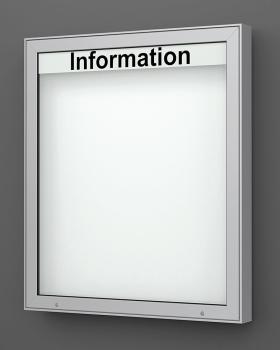 Stand consisting of 2 aluminum rectangular pipes, 80 x 40 mm