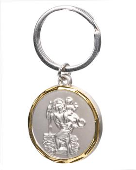 Christopherus Schlüsselanhänger 8 x 3 cm