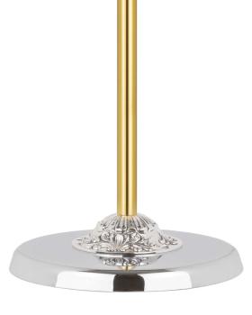 Preview: Vortragekreuz vergoldet 42 x 70 cm mit Stange 160 cm