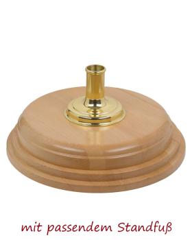 Preview: Prozessionskreuz schlicht, 40 cm Corpus versilbert