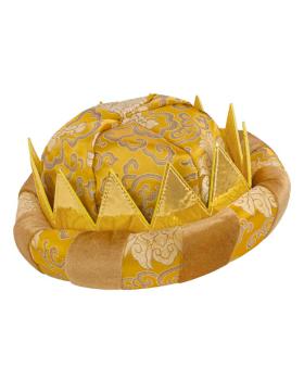 Preview: Sternsingerkrone gelb, verstellbar 54–60 cm Umfang