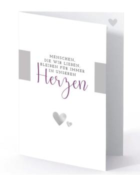 Preview: Trauerkerze 150 x 60 mm "viel zu kurz und doch für immer"