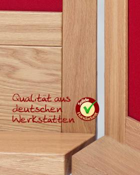 Thermowand- Seitenteil- mit Eichenholzgehäuse