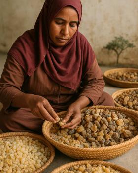 Preview: Weihrauch Äthiopien Boswellia Papyrifeira 100 g Glas