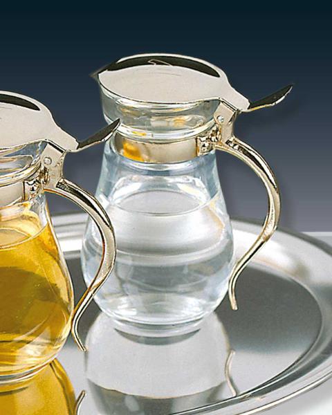 Messkännchengarnitur Glaskännchen mit Deckel 100 ml