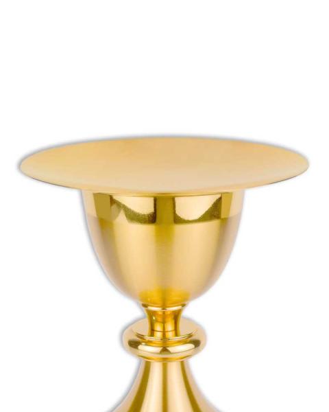 Kelch Patene konkav 16 cm Ø Messing vergoldet