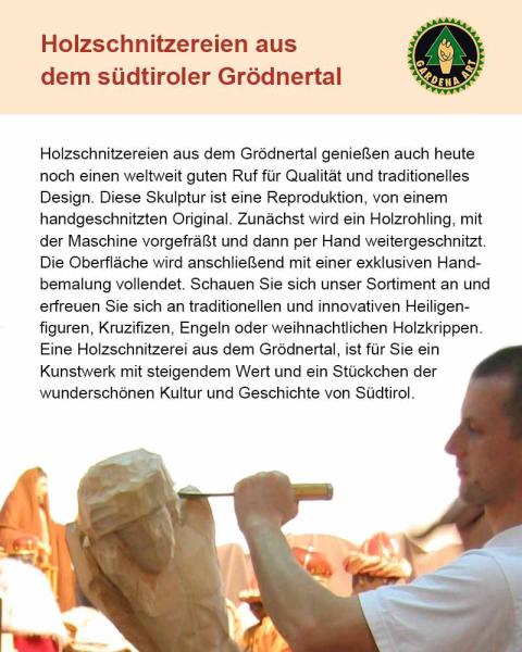 Auferstehungs Christus 23 cm, holzgeschnitzt, handbemalt