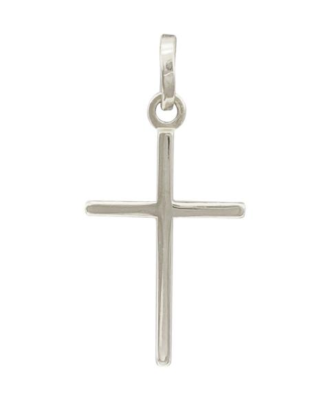 Kreuz Anhänger konisch 7 x 10 mm 925 Silber