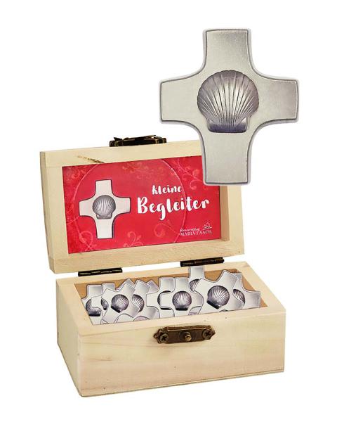 Wall holy water font, golden bronze