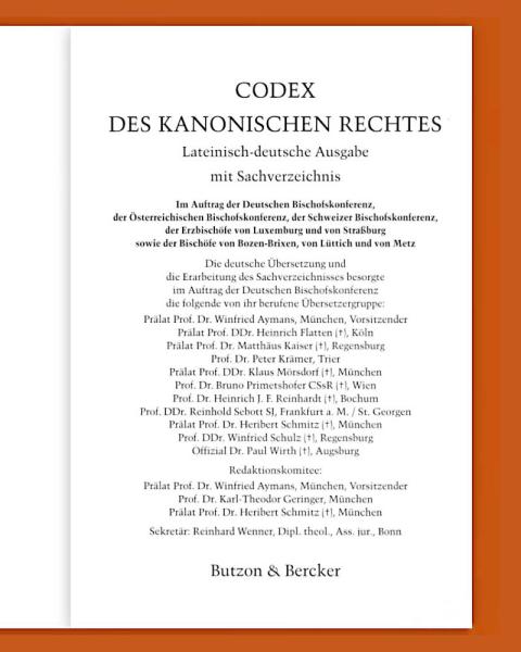 Codex Iuris Canonici 1072 Seiten
