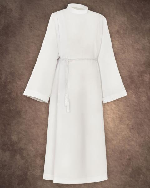 Albe mit Stehkragen 120 cm, 100 % Polyester