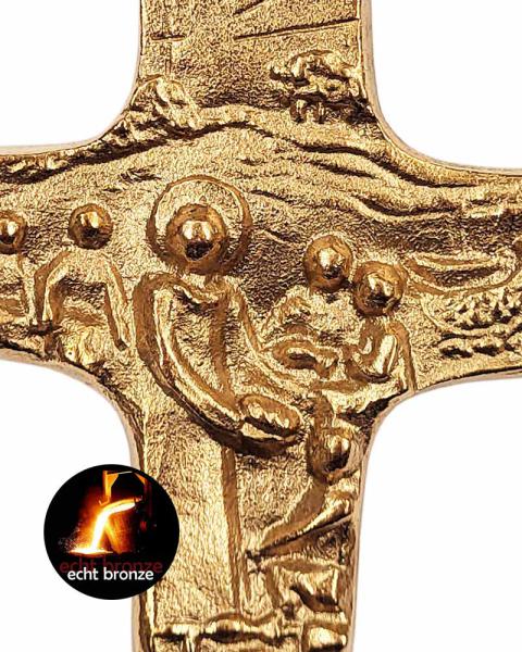 Kommunionkreuz 9 x 7 cm "Kommt und esst"