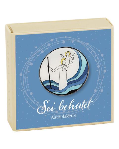 Handschmeichler „Labyrinth“ aus Bronze, 4 cm Ø