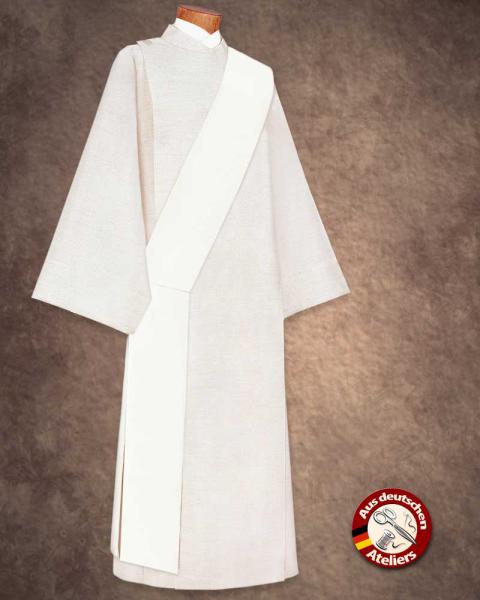 Diakonstola  weiß 140 cm zum Bemalen und Bedrucken