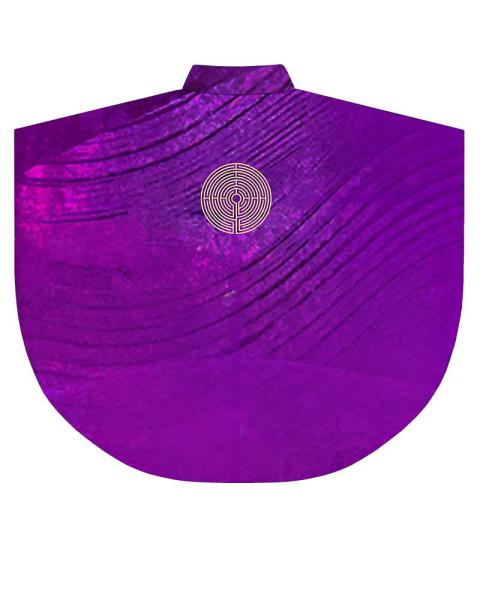 Kasel violett "Labyrinth" 138 x 155 cm Seidensatin