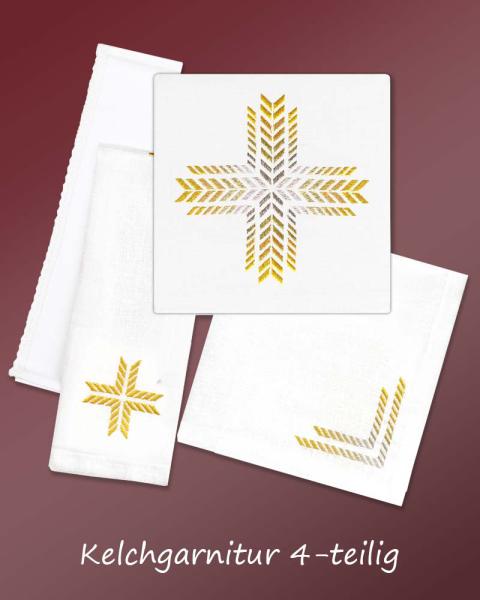 Kelchgarnitur Baumwolle/Leinen 4-Teilig mit