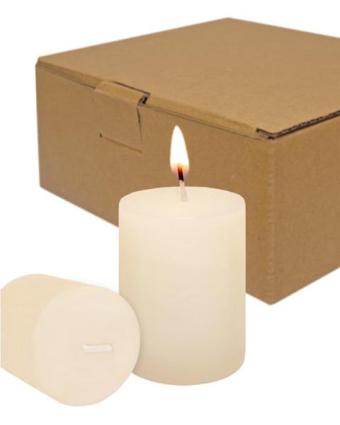 12 Kerzen in der Box 3,8 Ø x 5 cm hoch