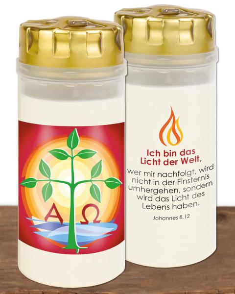 20 Osterkerzen "Lebensbaum" 4 Tage